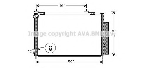 PRASCO HD5242 Condenser, air conditioning